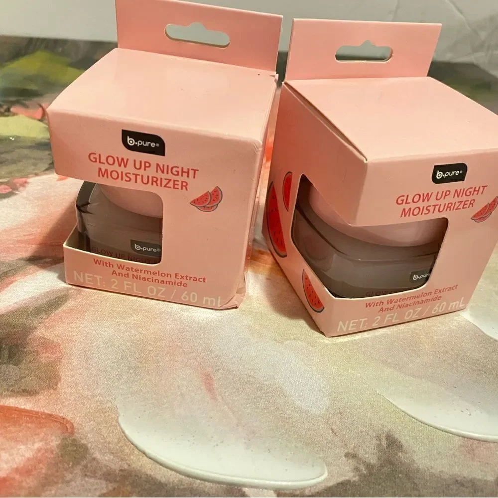 💥B- Pure  Glow  up night moisturizer with watermelon 🍉Extract and niacinamide